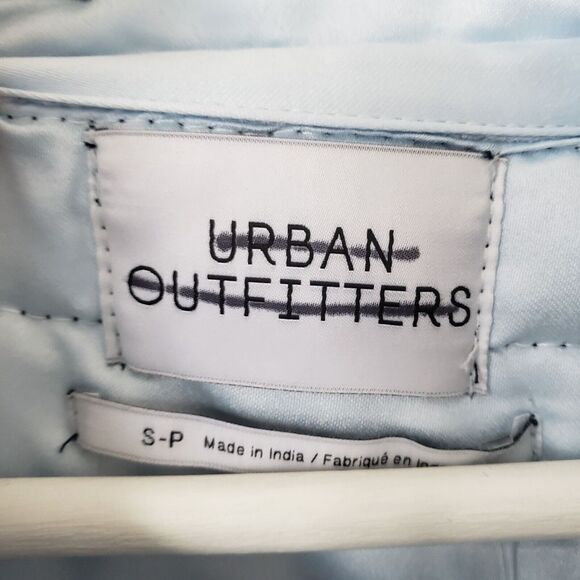 urban outfitters  Quilted Satin Colorblock Jacket size S - Picture 4 of 7